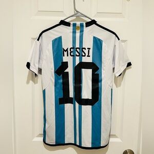Argentina National football Shirt Messi #10 Soccer jersey AFA, Youth Size XS